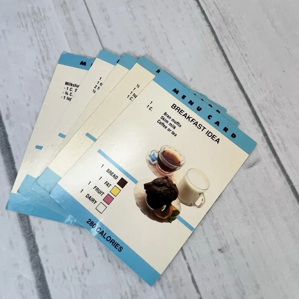 Vintage Richard Simmons Deal A Meal Folder Meal Planning Food Cards Weight Loss